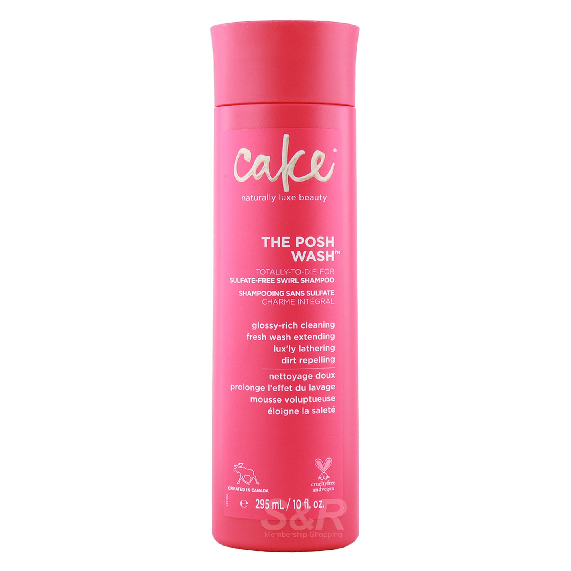 Cake The Posh Wash Sulfate-Free Swirl Shampoo 295mL Cake The Posh Wash Sulfate-Free Swirl Shampoo 295mL